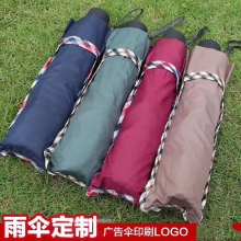 天堂傘碰擊布三折晴雨傘3311E